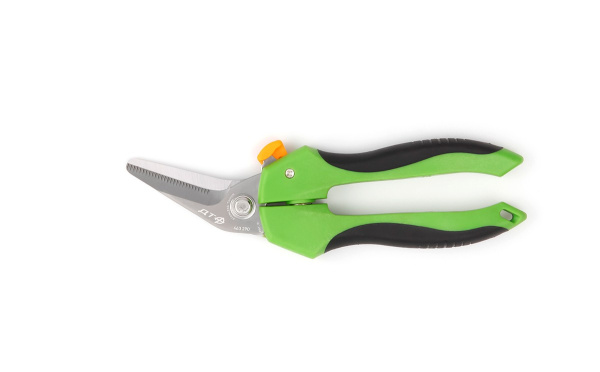 Ножницы 185мм, Дело техники 463290, изогнутые, универсальные, возвратный механизм, фиксатор