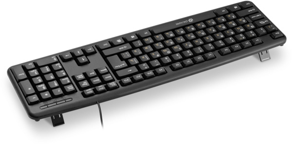 Клавиатура USB Oklick 130M мембранная, Black