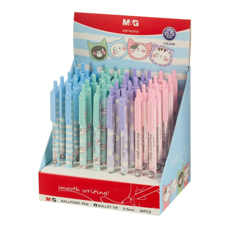 Ручка шариковая M&G SoManyCats автомат ABP464R8