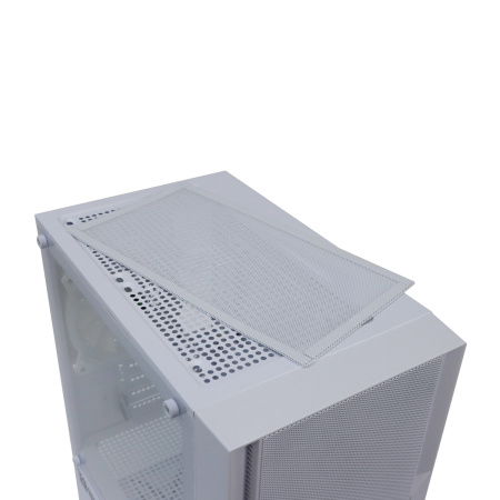 Корпус mATX Б_БП BaseTech eXtreme GFX-06 (USB3.0,Audio,TG,белый,4х120мм FRGB)[BT-GFX-06W-MESH-4F-RGB]