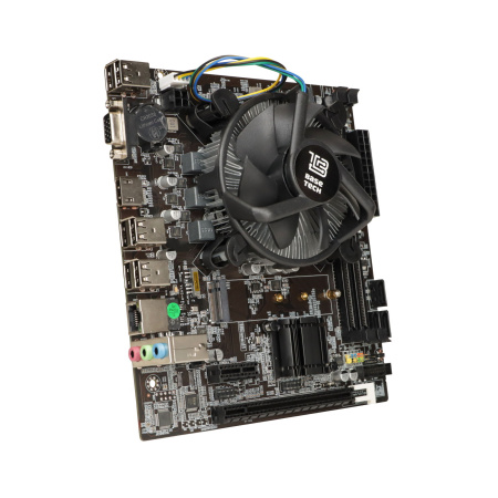 Мат.плата S1155 с процессором i5-3470 и кулером BaseTech H61M-K (mATX,2DDR3,M.2,3SATA,VGA,HDMI,PC1600)