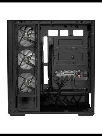 Корпус ATX Б_БП XASTRA Q700 7ARGB-C10-UC Black(USB3.0,Audio,черный,7х120мм ARGB,ARGB+PWM HUB 10port,TypeC,CPU Cooler до 172мм, VGA до 420мм,"аквариум"