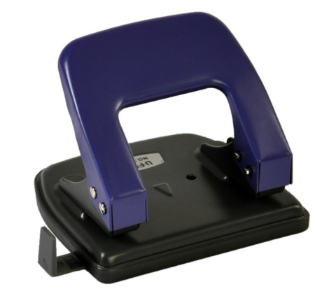 Дырокол KW-trio на 18л. металл, линейка YF9970 (5876)