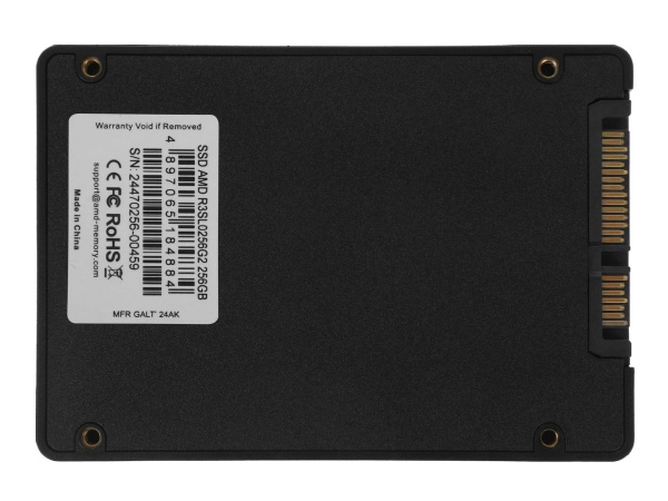 SSD-накопитель 256Гб AMD Radeon R3 [R3SL0256G2](3D NAND,530/450 Мб/с)