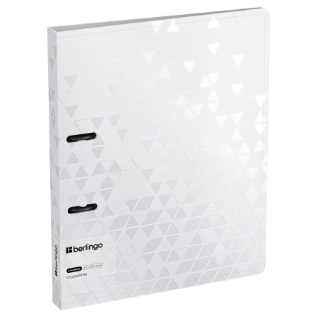 Папка 2 кольца BERLINGO "DoubleWhite", 24мм, 1000мкм, белая (RB4_2D397)