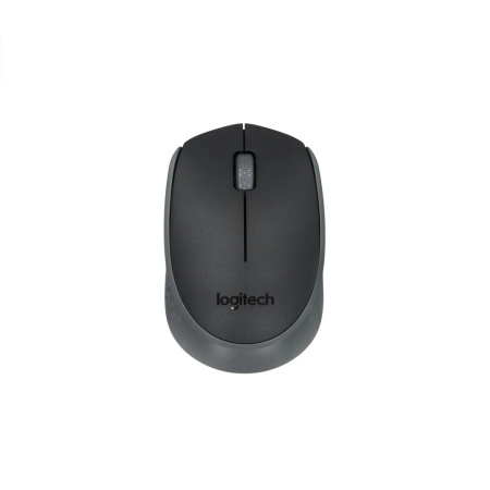 Мышь беспроводная Logitech M170 (910-004658) оптическая, 1000dpi, радиус действия до 10м, Black/Grey
