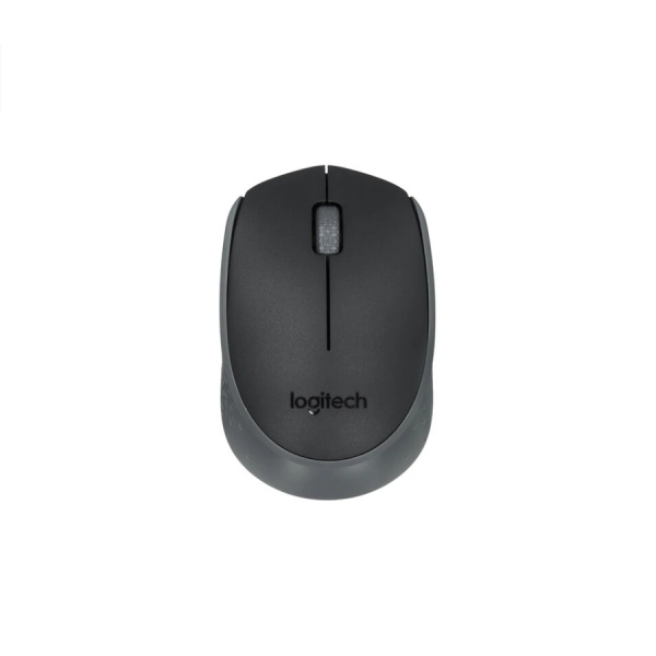 Мышь беспроводная Logitech M170 (910-004658) оптическая, 1000dpi, радиус действия до 10м, Black/Grey