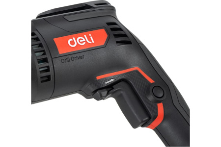 Дрель сетевая Deli DE-DZ10-2E 500Вт, 10мм, 3300об/мин