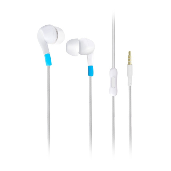 Гарнитура проводная Smartbuy A7 вставные, 16 Ом, 42дБ, Белый, SBH-014