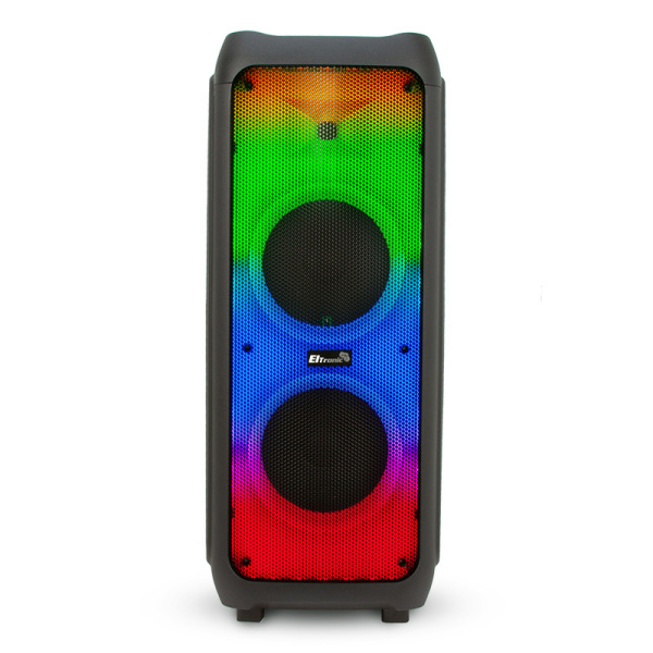 Портативная колонка ELTRONIC 20-53 FIRE BOX 1200 динамик 10" 2шт. 120Вт, Bluetooth, FM, USB,  mic