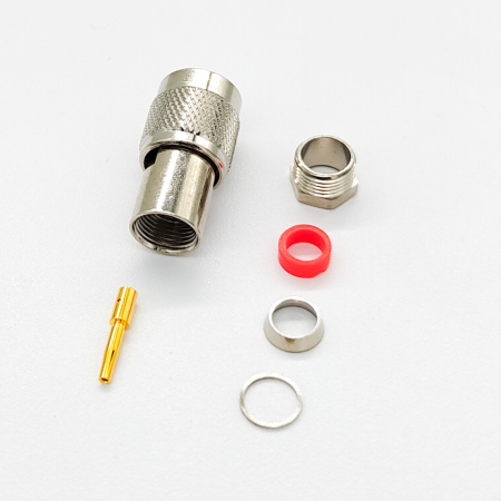 Разъем RP-TNC-M, кабельный, прижимной, 5D-FB, T-A112/5D