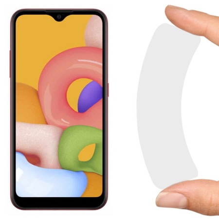 Защитное стекло для Samsung Galaxy A01 Krutoff гибридное