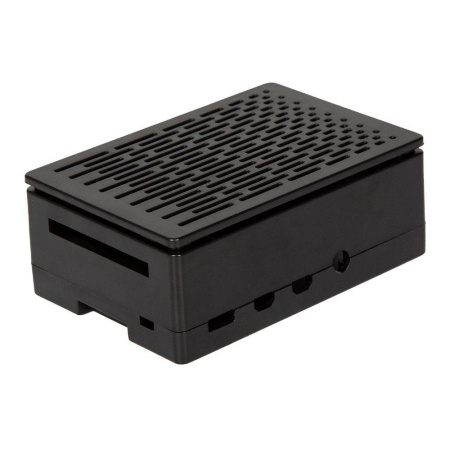 Корпус ACD RA509  Black ABS Case (Install 3010/3007 Fans or 3.5 Inch Touch Screen), совместим с креплением VESA Mount, for Raspberry PI 4B