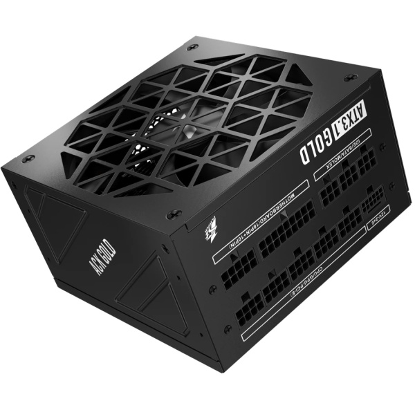 Блок питания 750Вт 1STPLAYER ACK GOLD 750W Black (ATX 3.1, PCle 5.1,APFC,140мм,3PCI-E,8SATA,80+Gold,модульный,конденсаторы Teapo)[HA-750BA2-BK]