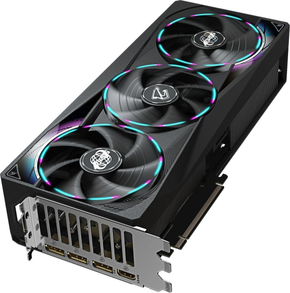 Видеокарта Gigabyte PCI-E 5.0 GV-N5070AORUS M-12GD 1.0 NVIDIA GeForce RTX 5070 12Gb 192bit GDDR7 2715/28000 HDMIx1 DPx3 HDCP Ret