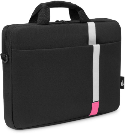 Сумка_для_ноутбука 15.6" PC_PET HQ Classic черный/красный полиэстер (PCP-1001RD)