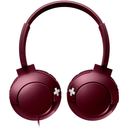 Гарнитура проводная Philips SHL3075RD/00 накладные, 32 Ом, 103дБ, кабель 1.2м, Красный