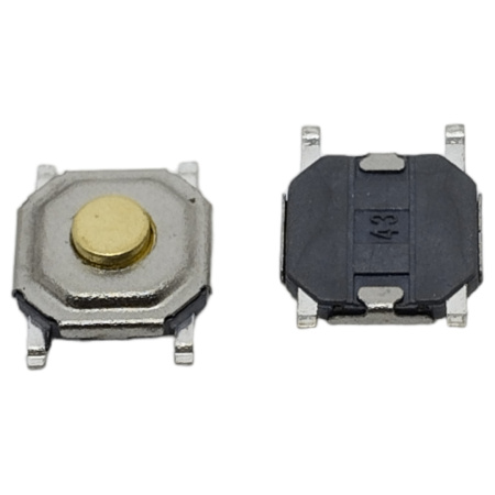 Кнопка тактовая  5*5*1.7мм, 6конт, SMD, IT-1187U