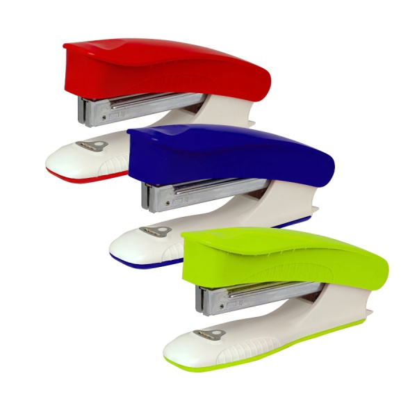 Степлер №10 BRAUBERG "Metropolis" на 20л. ассорти (228751)