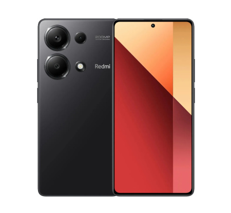 Смартфон Xiaomi Redmi Note 13 Pro 8Гб 128Гб Midnight Black 6.67", AMOLED, 2400*1080, 2*2.8+6*2.0ГГц, 200+8+2Мп, 16Мп, NFC, 5000мАч, And13