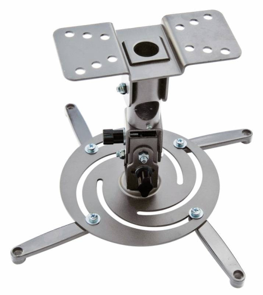 Кронштейн для проектора Cactus CS-VM-PR04-AL настенно-потолочный,макс.10кг, серебристый