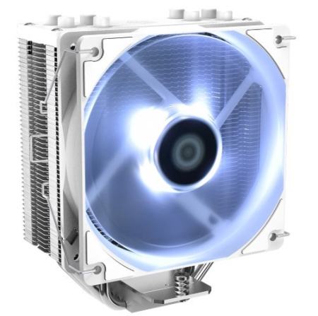Кулер S115x/1200/1700/AMx ID-Cooling SE-224-XTS White (220W/Al/120mm/600-1500rpm)