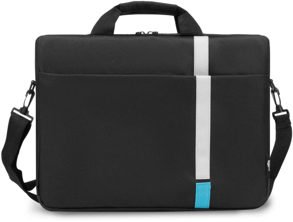 Сумка_для_ноутбука 15.6" PC_PET HQ Classic черный/бирюзовый полиэстер (PCP-1001TQ)