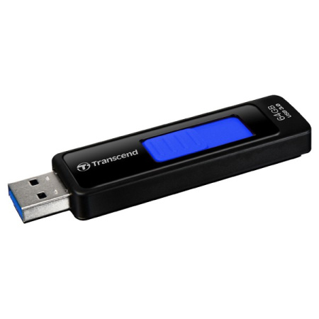 Флеш-накопитель USB3.0 64GB Transcend JetFlash 760 (TS64GJF760) черно-синий Флеш-накопитель USB3.0 64GB Transcend JetFlash 760 (TS64GJF760) черно-синий