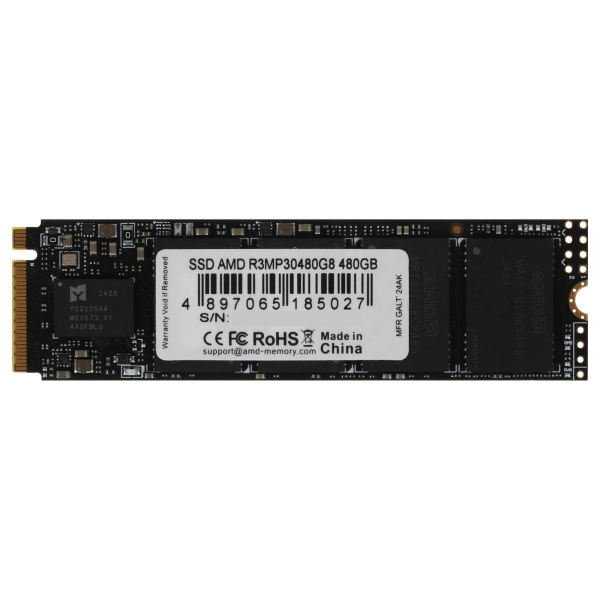 Твердотельный накопитель SSD AMD Radeon R3 Series M2.2280 480GB