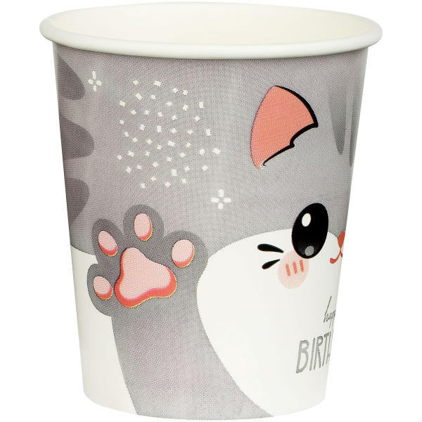 Бумажные стаканы "Kitten" MESHU 6шт. (MS_55438)