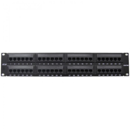 Патч-панель NETLAN EC-URP-48-UD2 48 портов 2U, C075