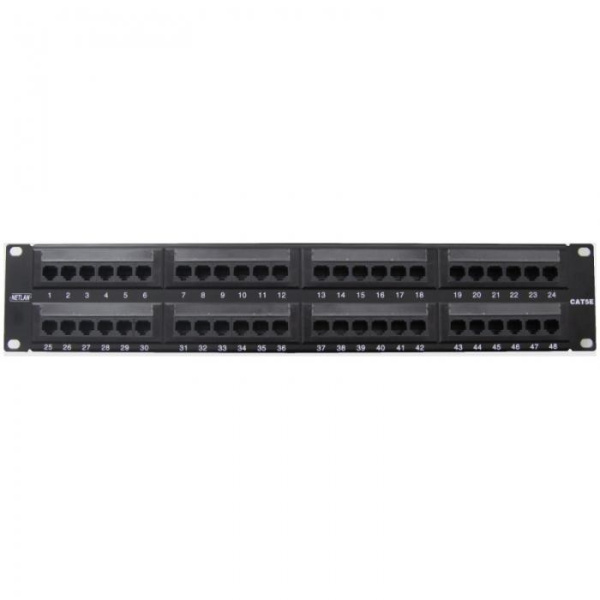 Патч-панель NETLAN EC-URP-48-UD2 48 портов 2U, C075