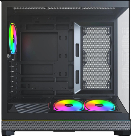 Корпус Montech SKY 3 черный без БП ATX 8x120mm 5x140mm 2xUSB3.0 audio bott PSU