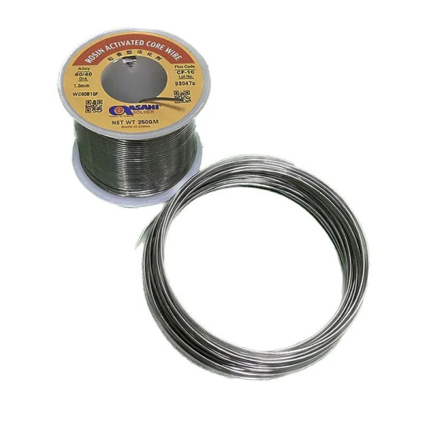 Припой Sn60Pb40 флюс CF10, ТКР1, Holly Island SD-90, катушка 1000г, 190°C