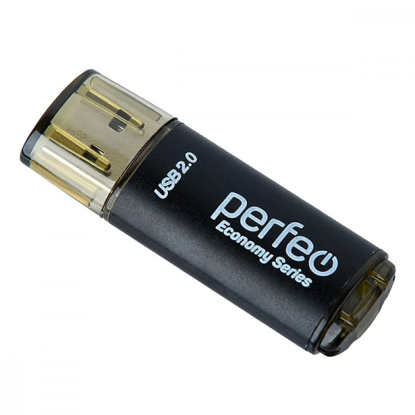 Флеш-накопитель USB2.0 4Gb Perfeo E04 (PF-E04B004ES) Черный