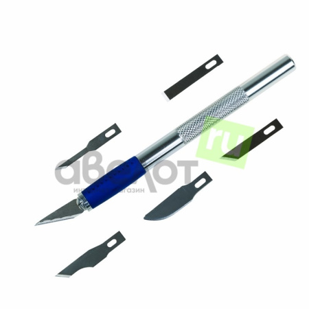 Набор скальпель со сменными лезвиями 7 предметов Rexant 12-4917