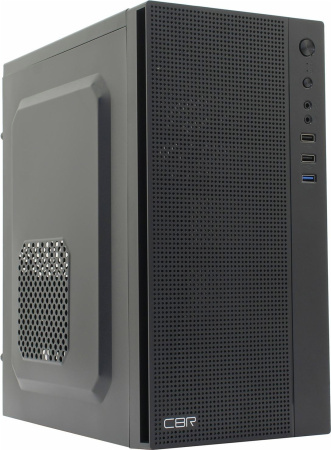 Корпус mATX Б_БП CBR MX12 (1*USB3.0+2*USB2.0,Audio,черный)[PCC-MATX-MX12-WPSU]