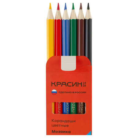 Карандаши 06цв. Красин "Мозаика" (КР-060300)