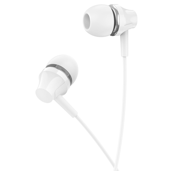 Гарнитура проводная BOROFONE BM74 вставные, кабель 1.2м, белый