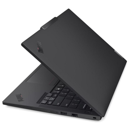 Ноутбук/ Lenovo ThinkPad T14 G5 14.0" WUXGA Touch IPS AG 400nits, AMD Ryzen 7 PRO 8840U,32GB DDR5, 512GB SSD M.2, AMD Radeon 780M Graphics,5M+IRCam, Qualcomm Wi-Fi 6E NFA725A+BT5.3, Wired Ethernet, 4 Cell 52.5Whr, BKLT KB ENG, Win 11 Pro, 1 Year, Black