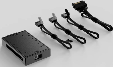 Разветвитель питания вентиляторов ID-Cooling FH-10 PWM (10 разъемов 4pin/PWM/SATA Power)