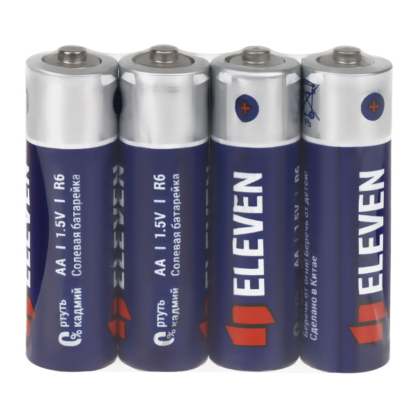 Элемент питания Eleven AA (R6) солевая, SB4 (301740)