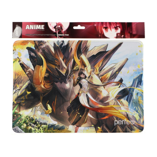 Коврик Perfeo для компьютерной мыши "Anime", Рис.4 (350*250*4 мм), ткань+резиновое основание
