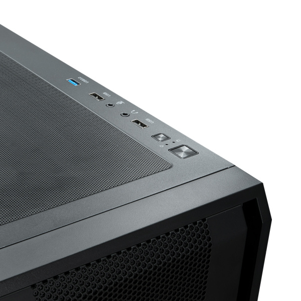 Корпус ATX Б_БП XASTRA A500 4ARGB Black (USB3.0,Audio,TG+Mesh,черный,PWM fans,4х120мм FC ARGB)[A500-BK-FC120ARGB-4F-GL]