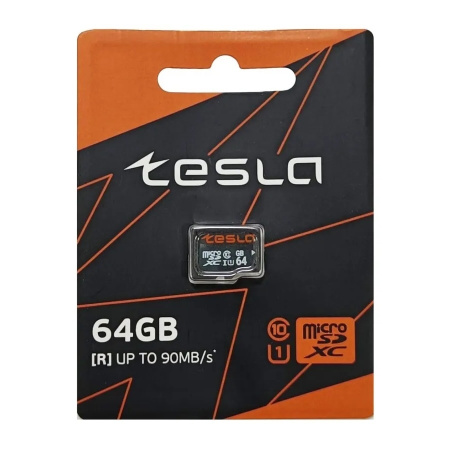 Карта памяти MicroSDHC 64Gb TESLA C10/UHS-I U1 [TSLMSD064GU1] (без адаптера)