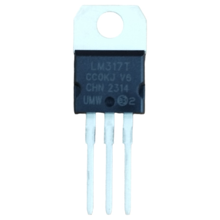 микросхема LM317T Youtai, линейный стабилизатор напряжения, +1.2…37V, 1.5A, TO220