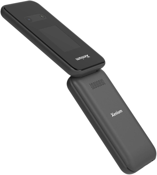 Сотовый Xenium X680 Dark Gray 2sim/2.8"/320*240/32Mb/microSD/0.3Мп/Bt/1800мАч/раскладушка