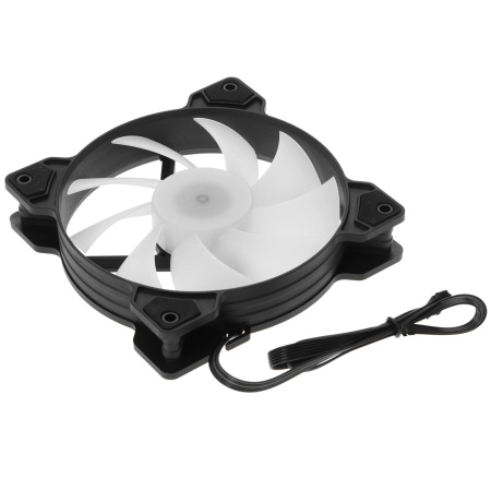 Кулер в корпус 120х120х25 Powercase (M2_6P) ARGB (1200prm/6pin/58 CFM/29.58дБ/подшипник гидравлический/ARGB)