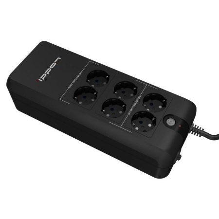 ИБП Ippon Back Verso 600 300Вт 600ВА черный