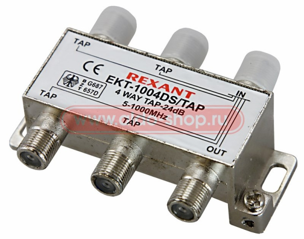 Ответвитель сигнала 4 х 24db REXANT/5-1000Мгц